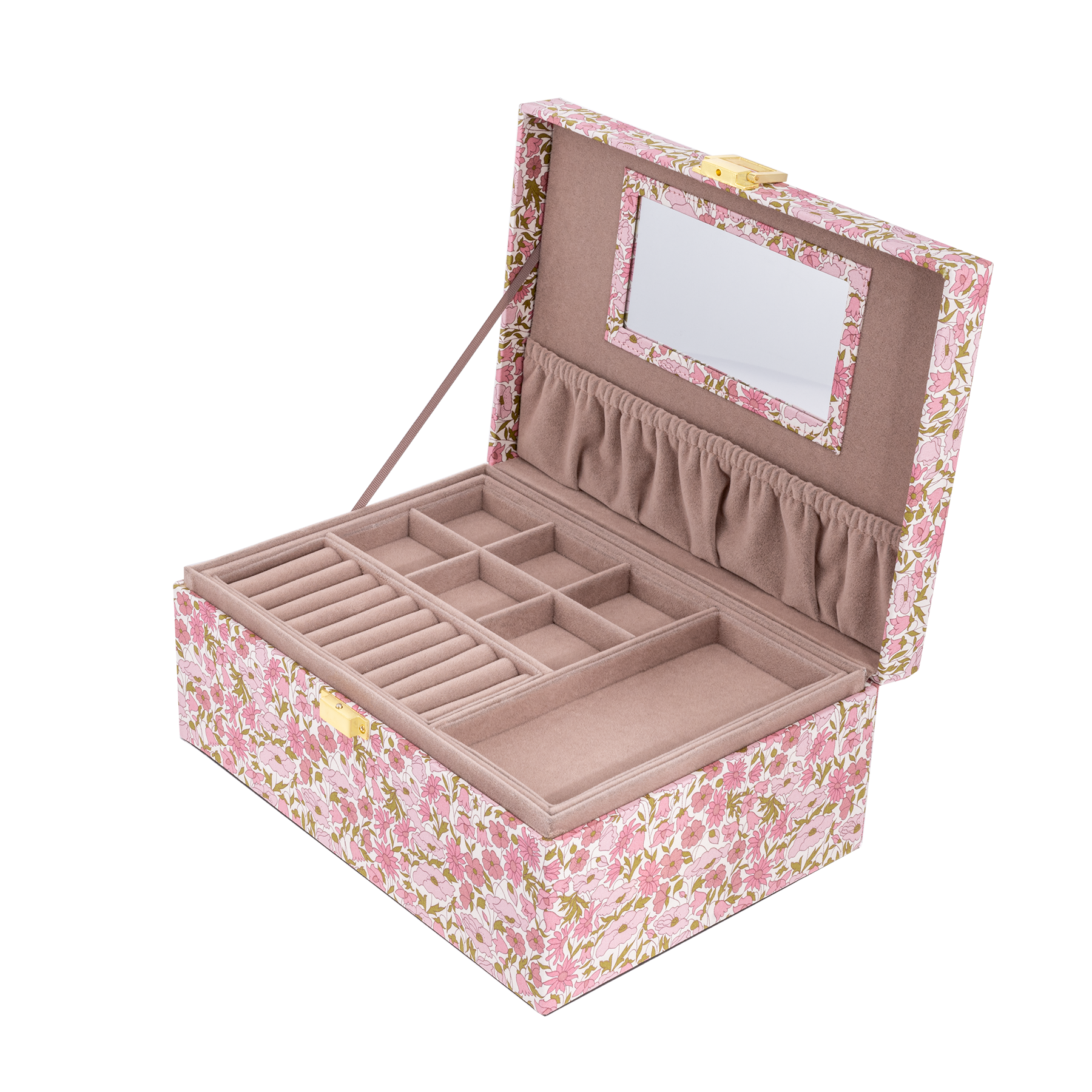 JEWELRY BOX SQUARE MW LIBERTY POPPY AND DAISY