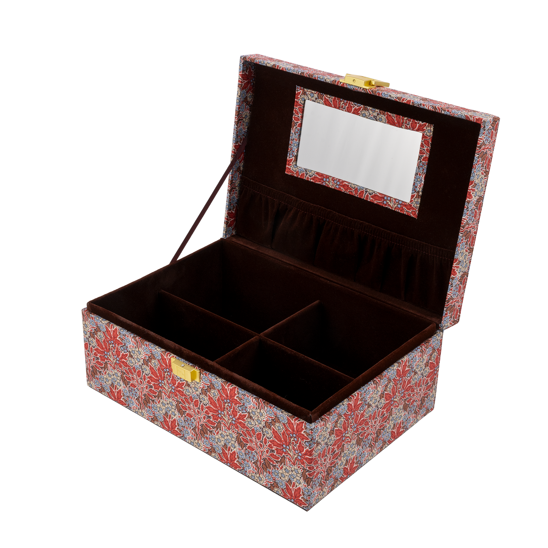JEWELRY BOX SQUARE MW LIBERTY AUBREY FOREST RUST