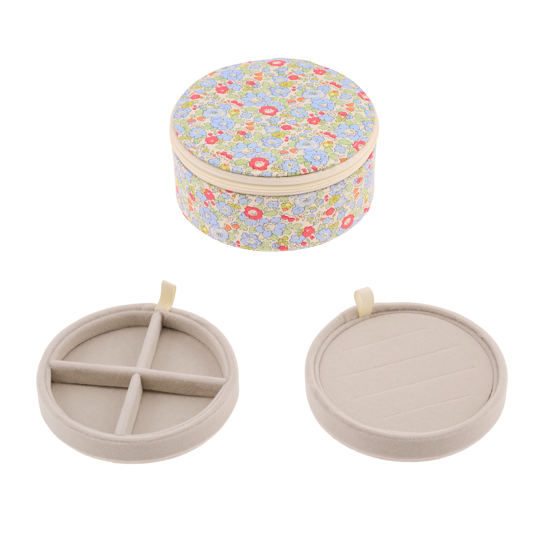 JEWELRY BOX ROUND MW LIBERTY BETSY ANN LIGHT BLUE