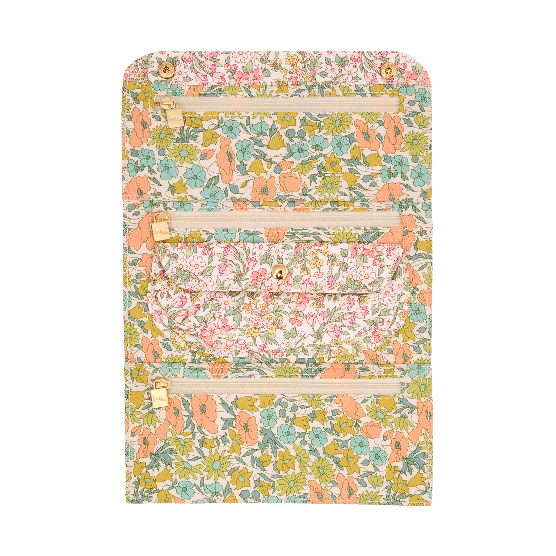 JEWELRY ROLL MW LIBERTY POPPY DAISY PASTEL