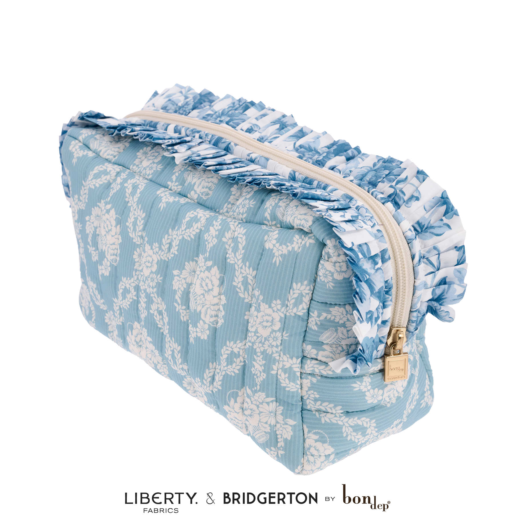 POUCH SQUARE RUFFLES MW LIBERTY GARLAND HAMPERS