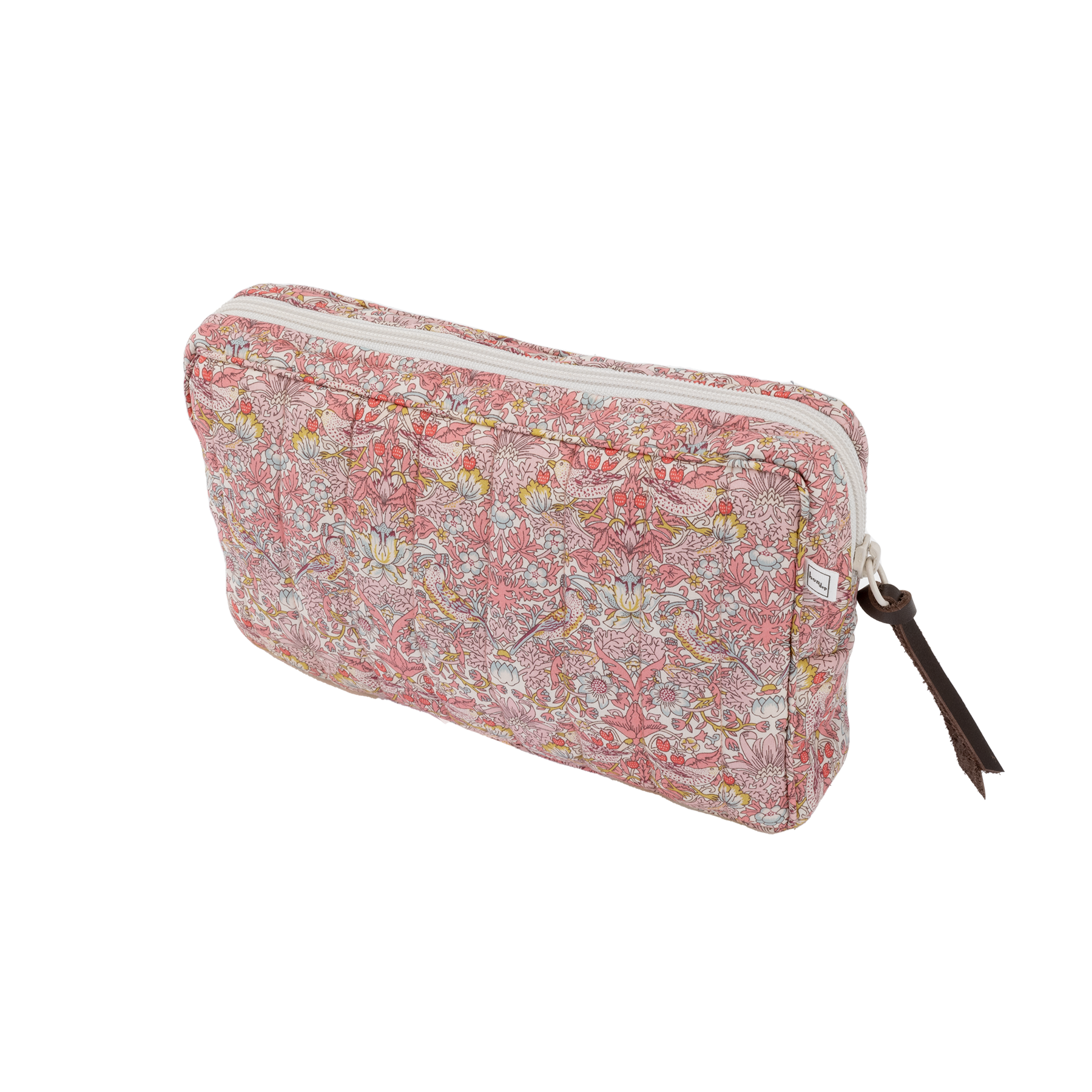 Image of Pouch small mw Liberty Strawberry pink from Bon Dep Essentials