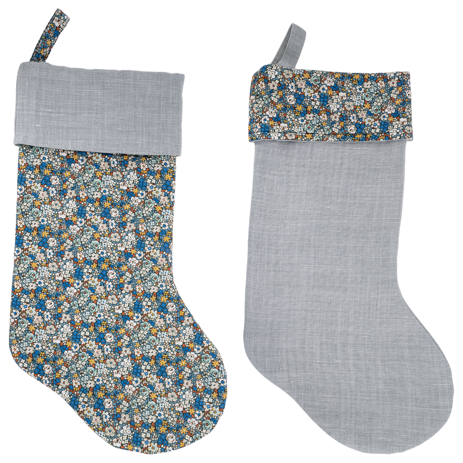 Image of Christmas Stocking reversible mw Liberty Emma Louise from Bon Dep Essentials
