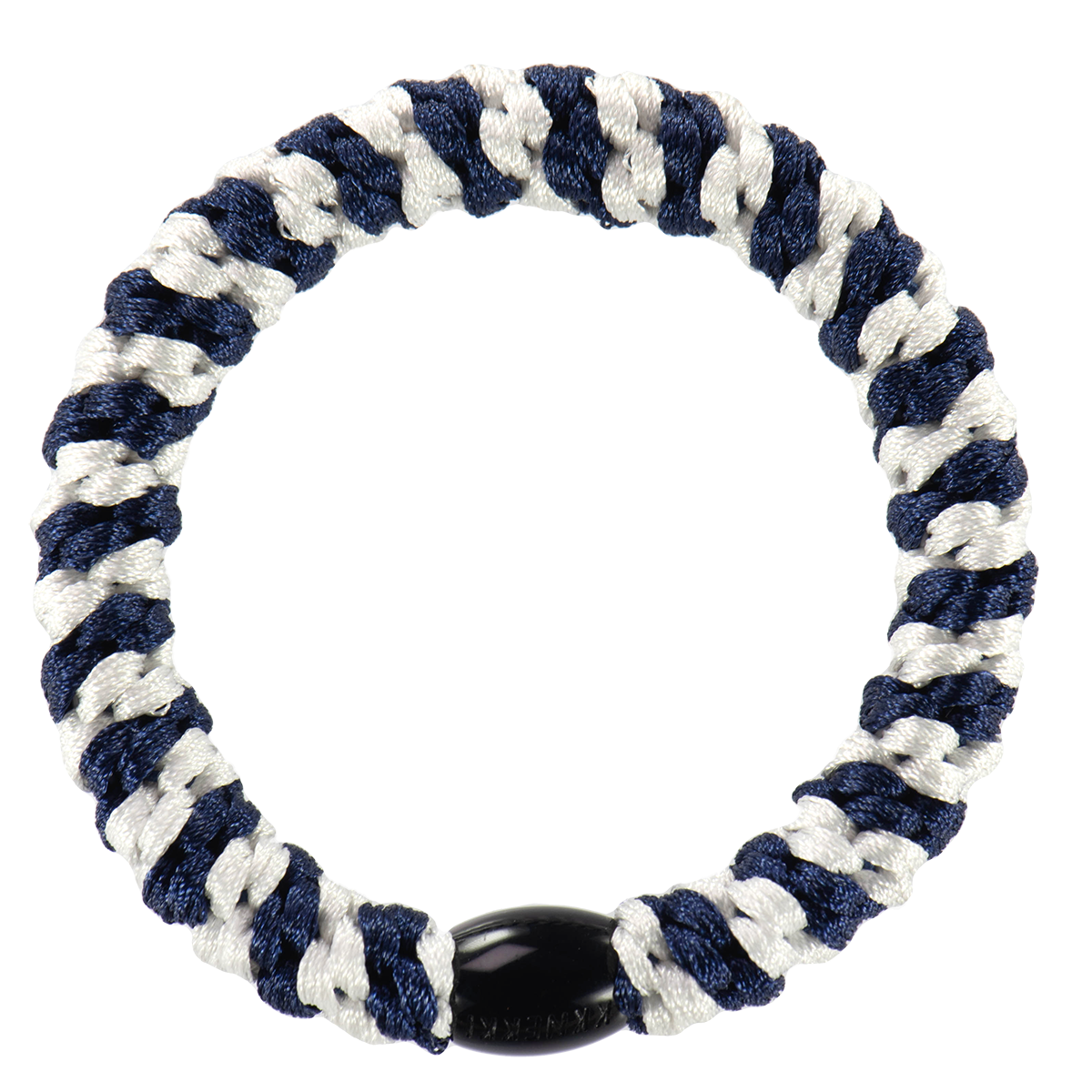 Image of Kknekki White-Navy stripe  from Kknekki original hair ties