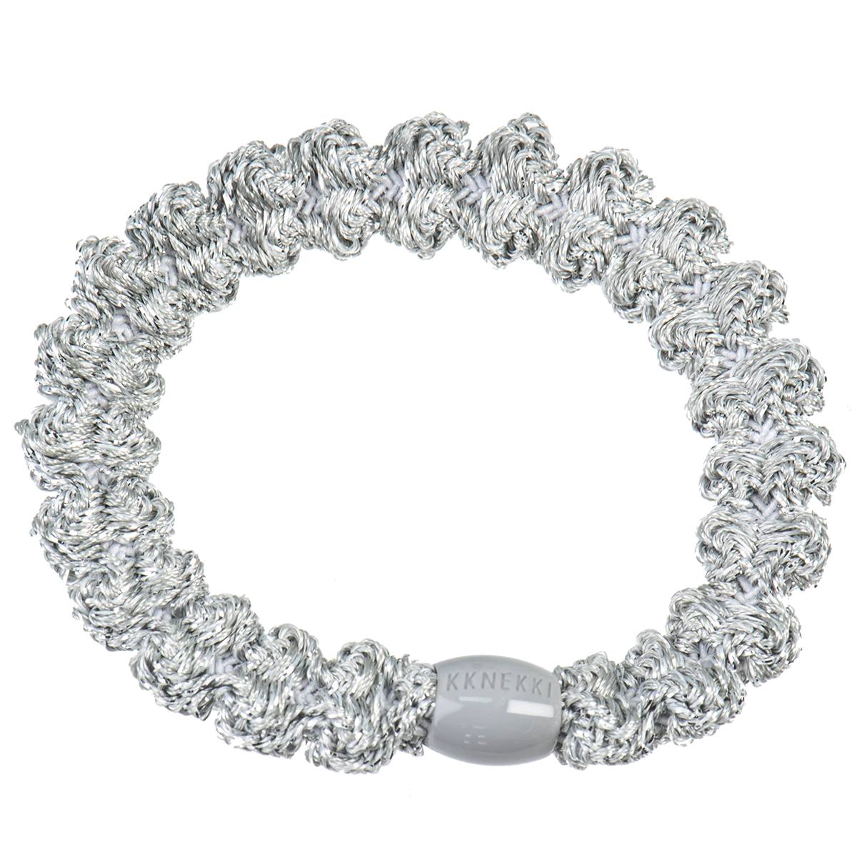 Image of Kknekki Lace Silver glitter  from Kknekki original hair ties