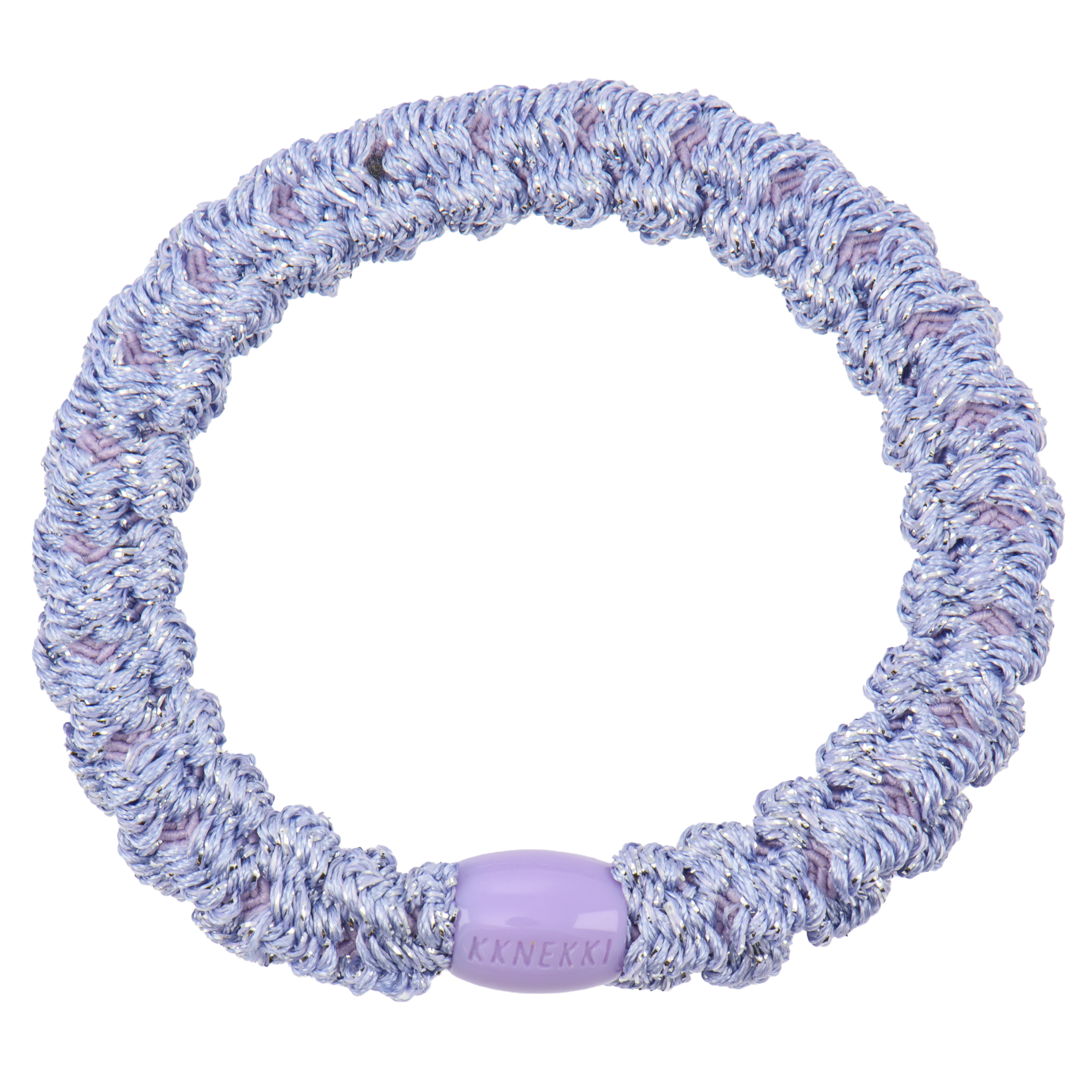 Image of Kknekki lace dusty lavender glitter  from Kknekki original hair ties