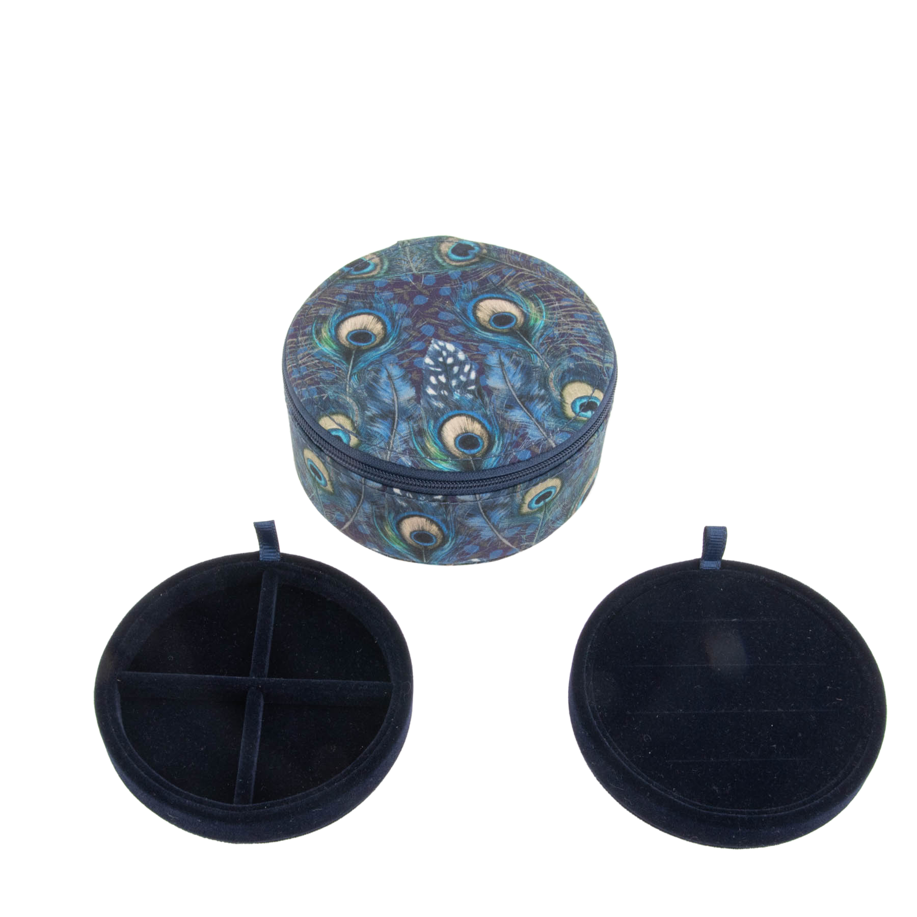 Image of Jewelry box round mw Liberty Peacock from Bon Dep Essentials