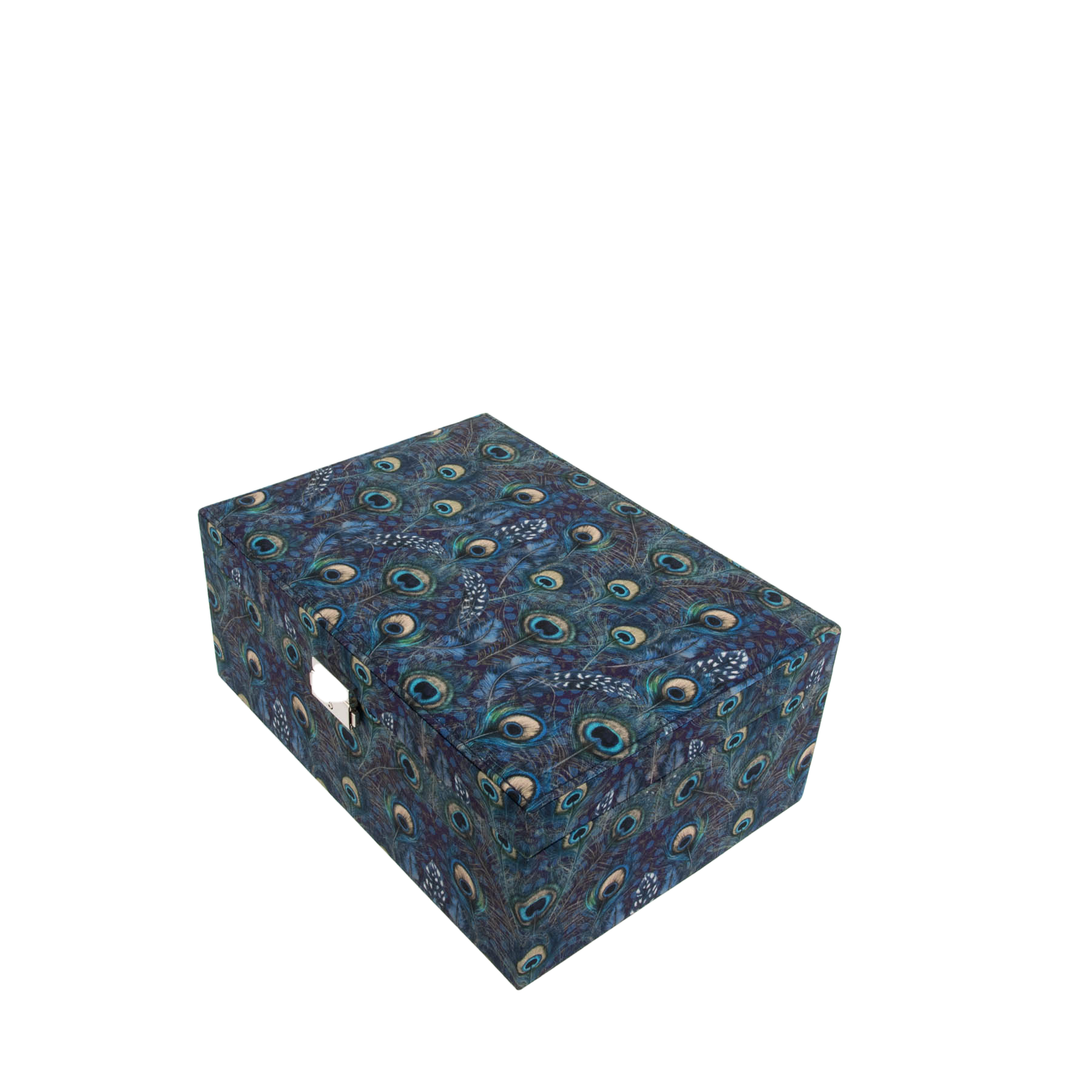 Image of Jewelry box square mw Liberty Peacock from Bon Dep Essentials