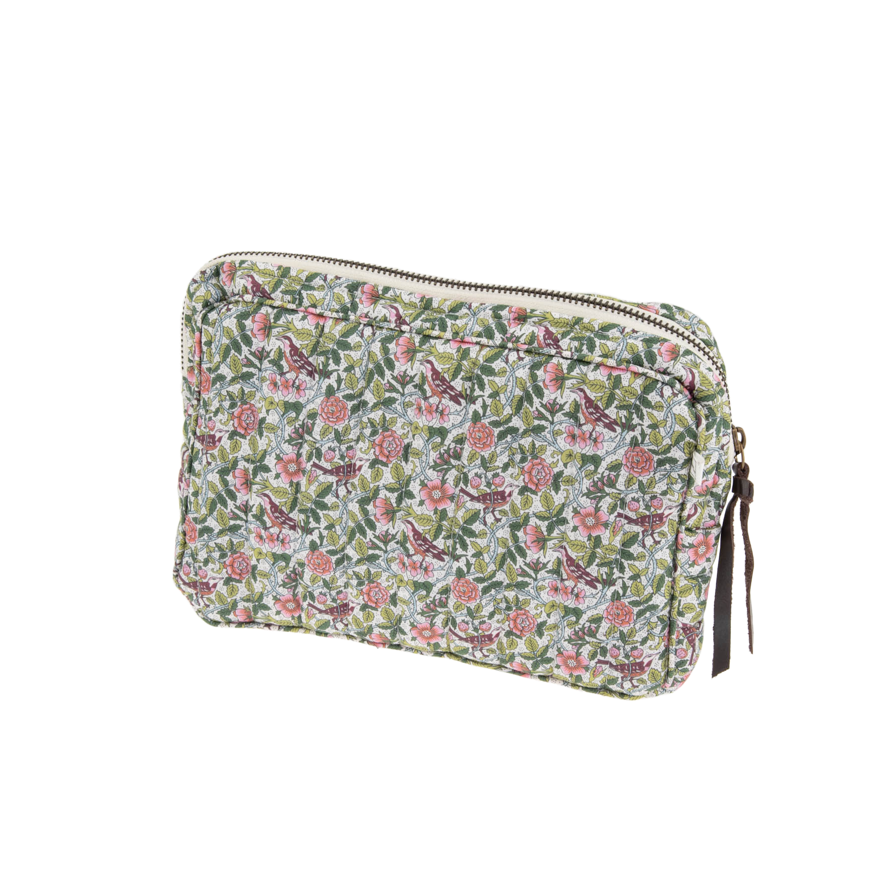 Image of Pouch small mw Liberty Strawberry Tree Green from Bon Dep Essentials