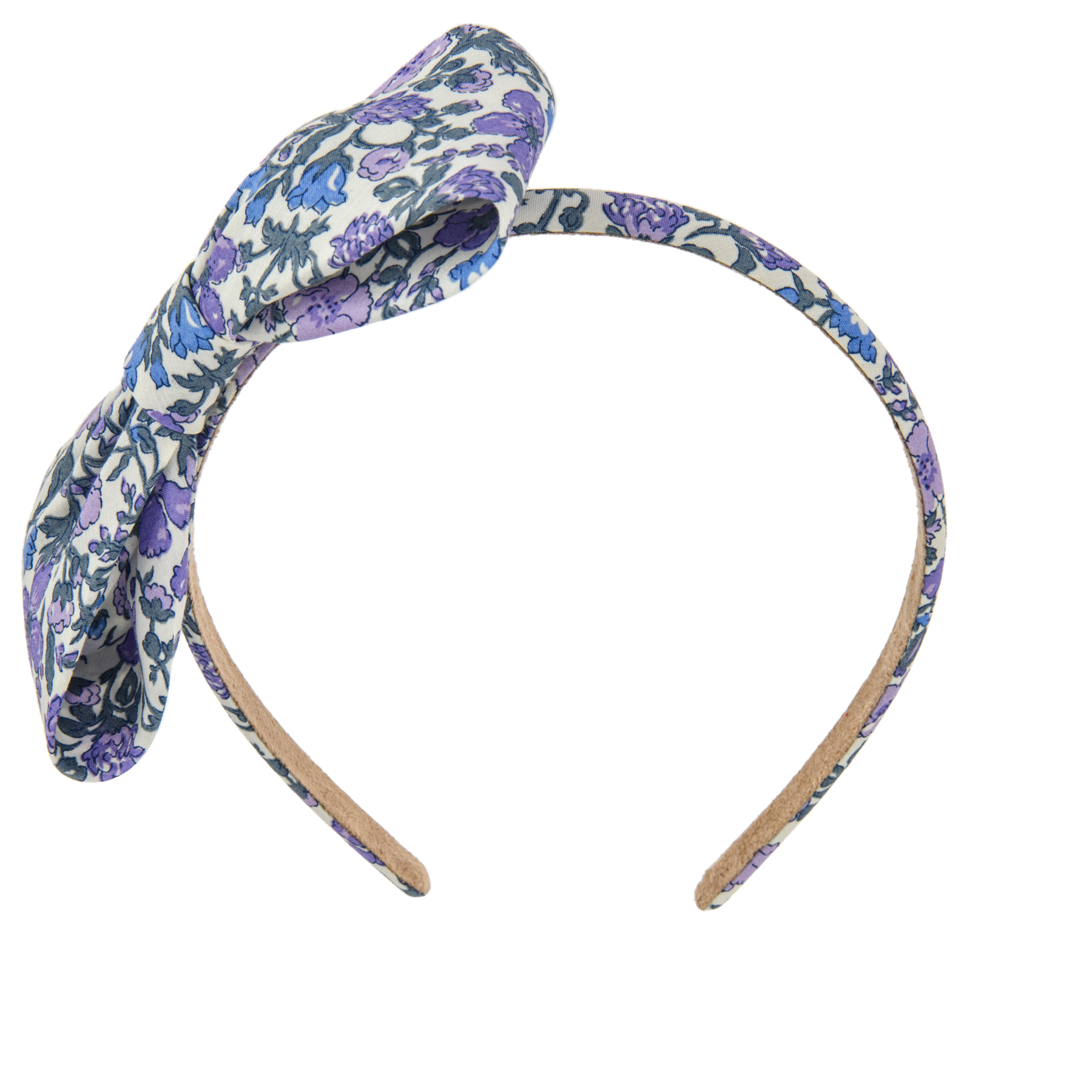 Image of Hairband with bow mw Liberty Meadow lavender from Bon Dep Icons