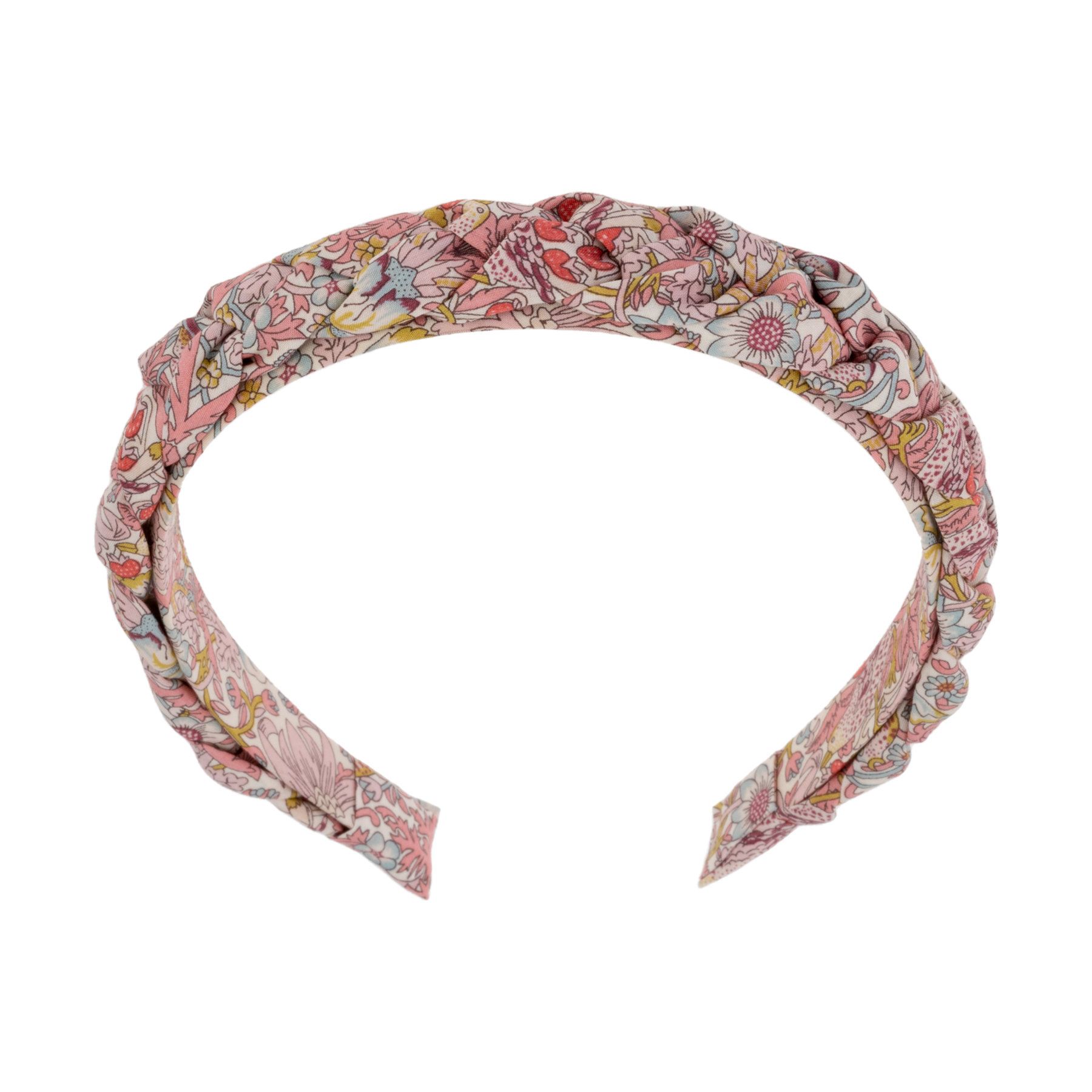 Image of Hairband braided mw Liberty Strawberry pink from Bon Dep Icons