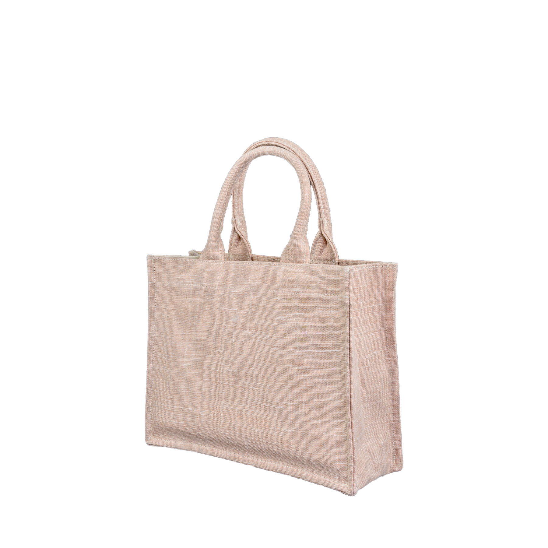 Image of Tote bag mini Belgian linen Pink from Bon Dep Essentials