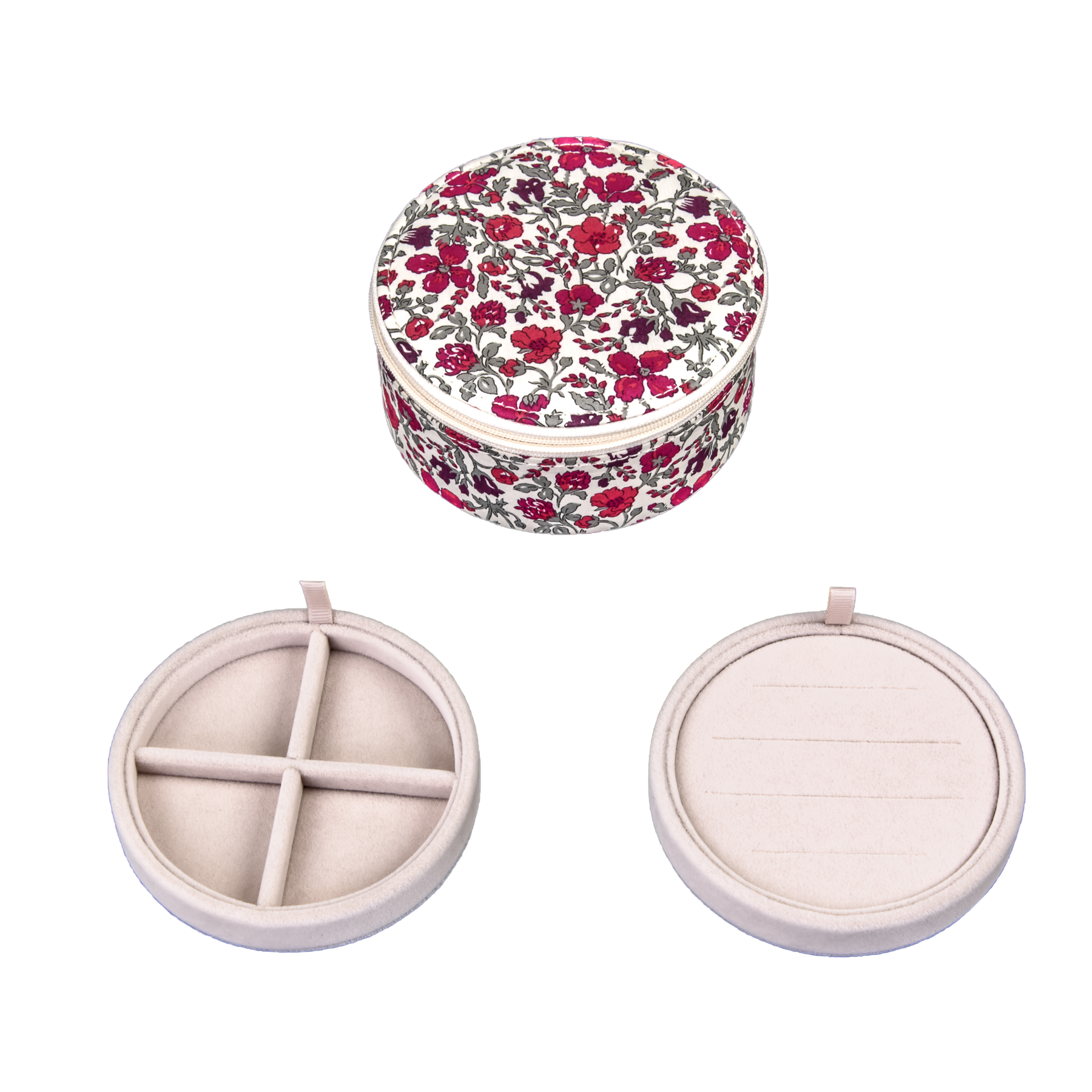 Image of Jewelry box round mw Liberty Meadow from Bon Dep Essentials