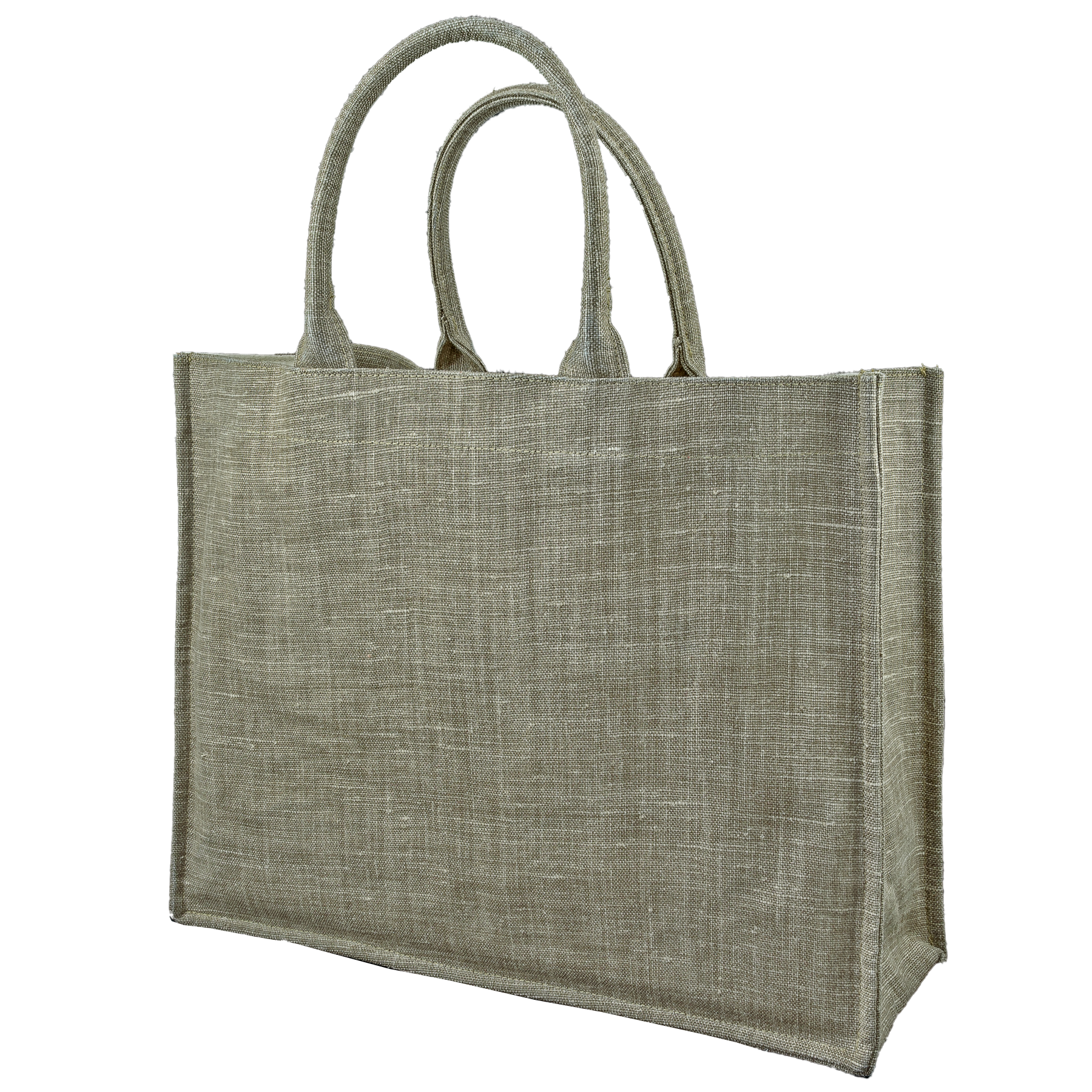 Image of Tote bag Belgian linen Taupe from Bon Dep Essentials